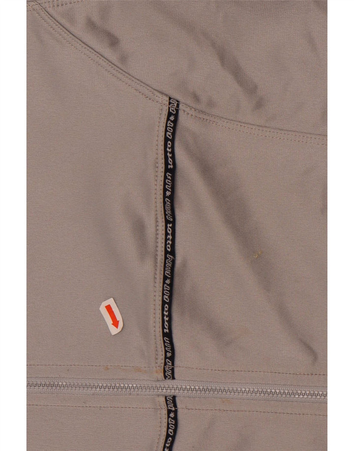 Lotto Dame træningsdragt Topjakke UK 12 Medium Grå Polyester