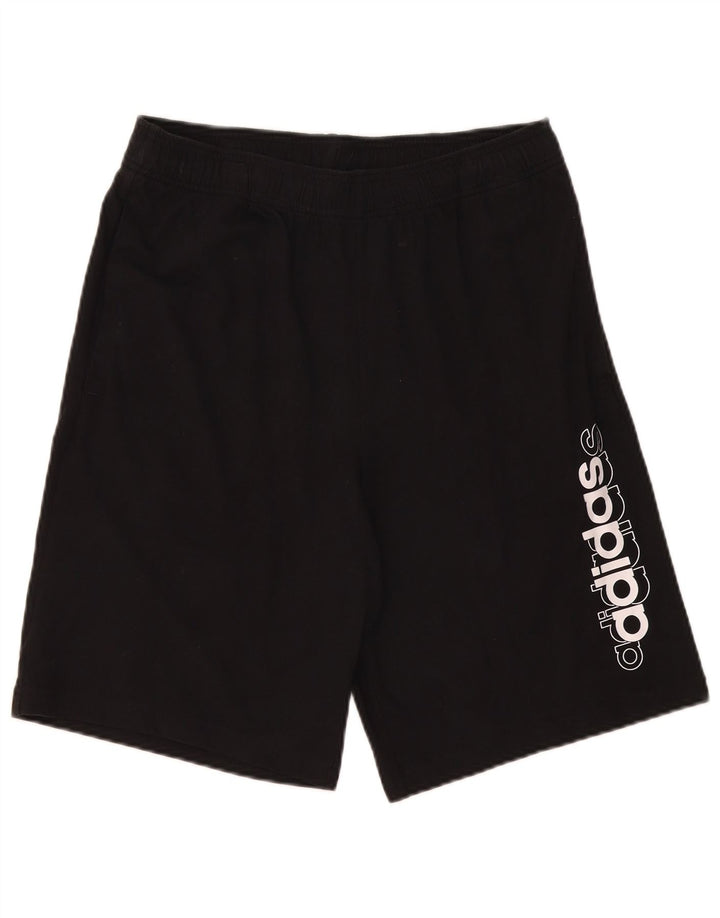 Adidas Herre grafiske sportsshorts Medium sort bomuld