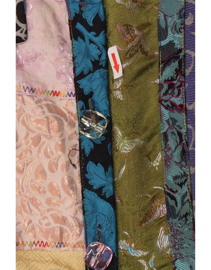 Dy Design Dame Overfrakke UK 14 Medium Flerfarvet Patchwork Bomuld