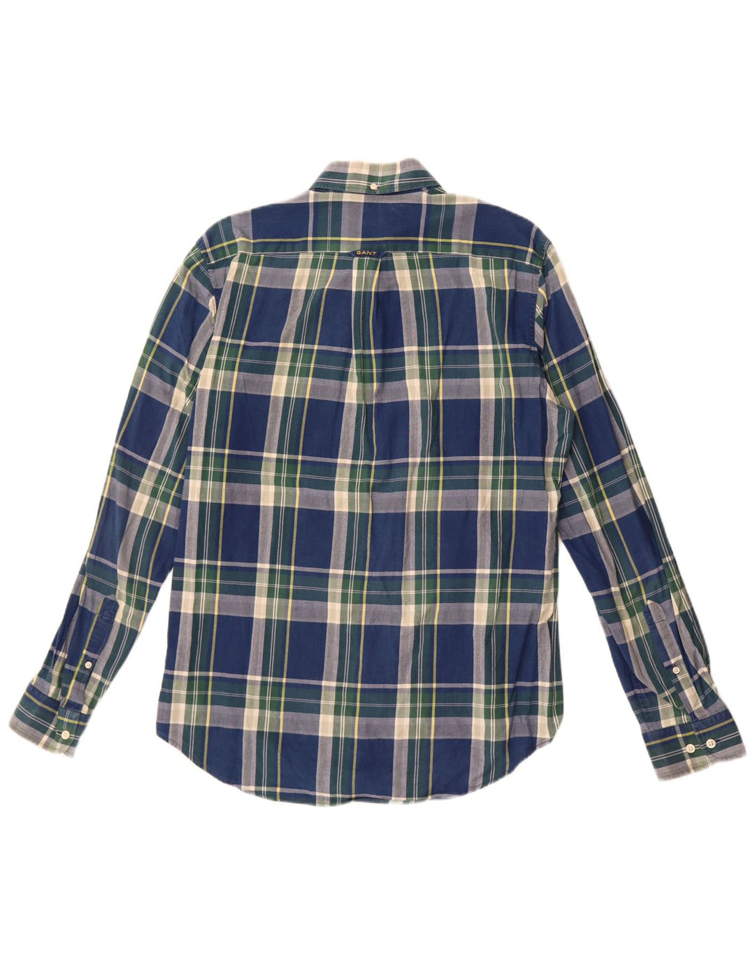 Gant herre Regular Fit skjorte Medium marineblå ternet bomuld