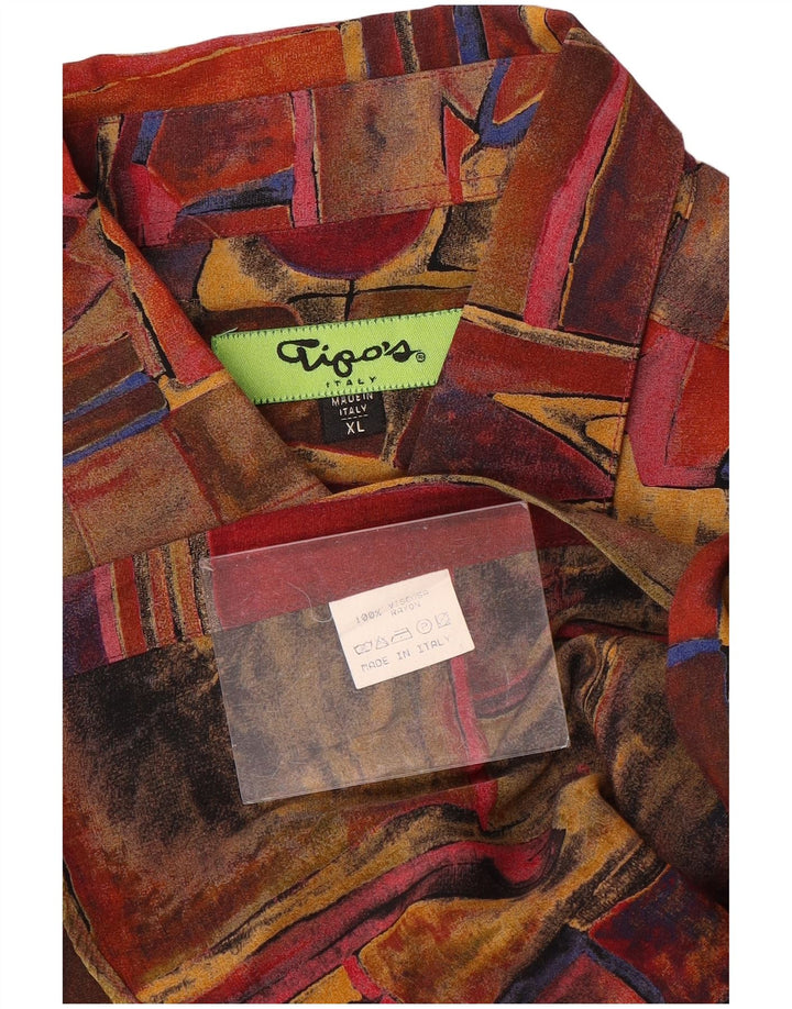 Tipo' S Kortærmet Herreskjorte XL Flerfarvet Patchwork