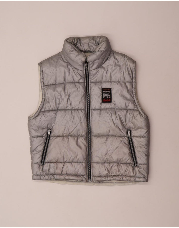 Astrolabio Herre Polstret Gilet IT 48 Medium Sølv Polyamid