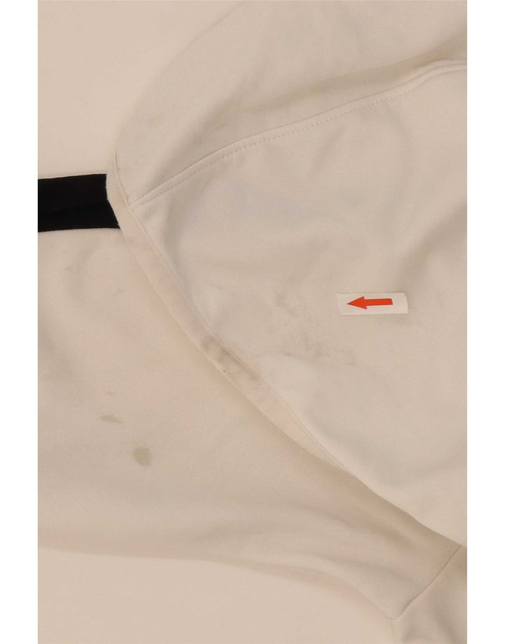 Nike Herre Dri Fit hættetrøje Jumper Small White Colourblock Polyester