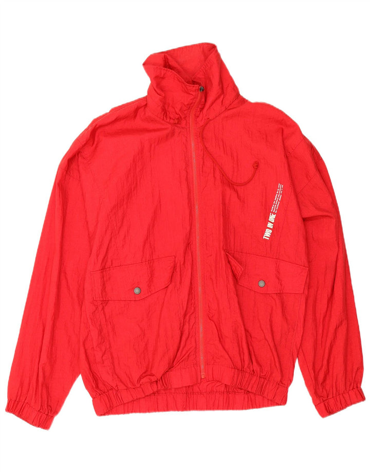 Descente Herre Bomberjakke EU 50 Stor Rød Nylon