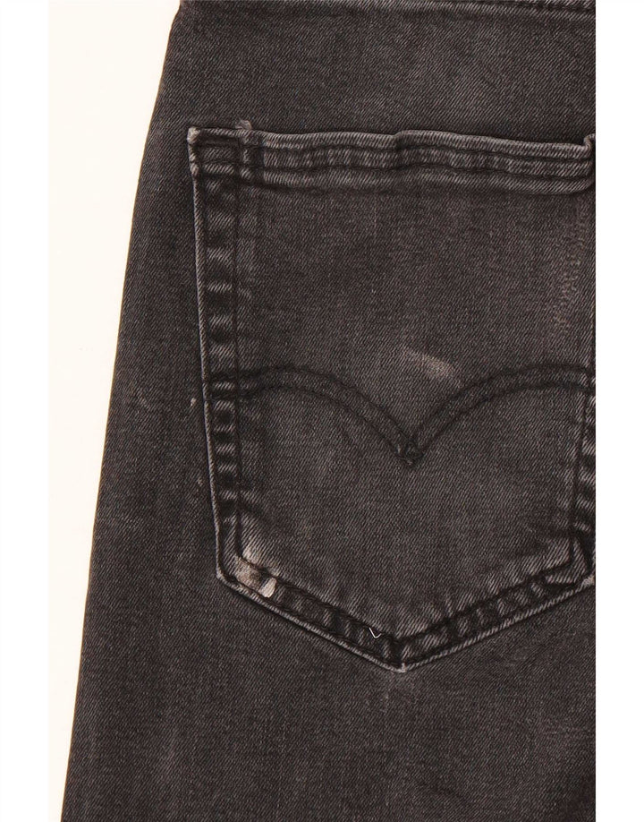 Levi's Slim Jeans til mænd W30 L29 sort bomuld