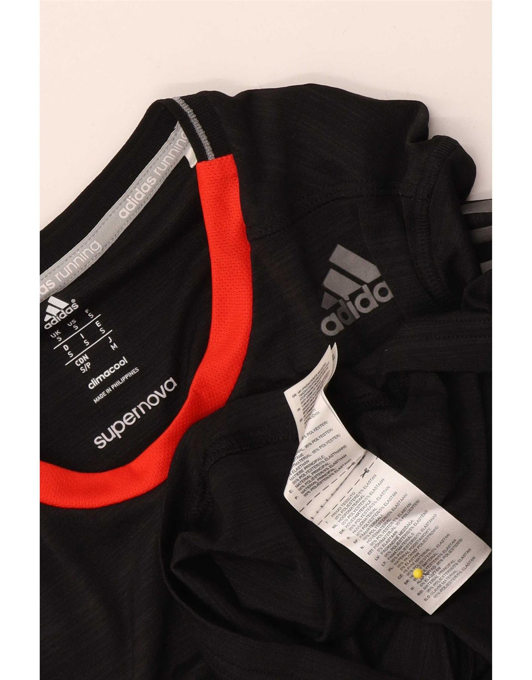 Adidas Herre Climacool Top Langærmet Lille Sort Colourblock Polyester
