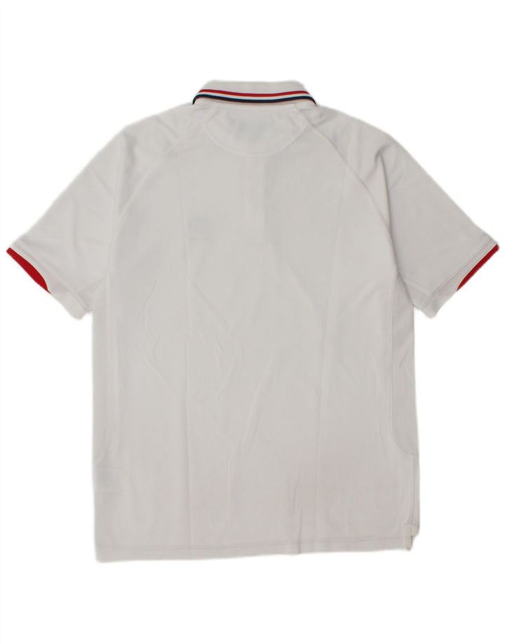 Fila Boys Polo Shirt 13-14 År XL Hvid Polyester