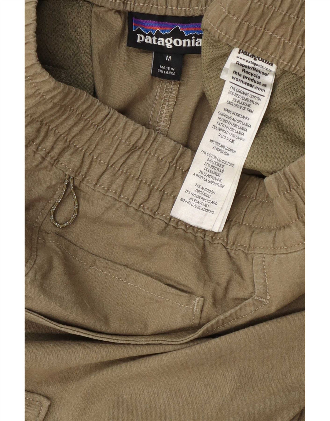 Patagonia Herre Cargo Shorts Medium W32 Khaki Bomuld