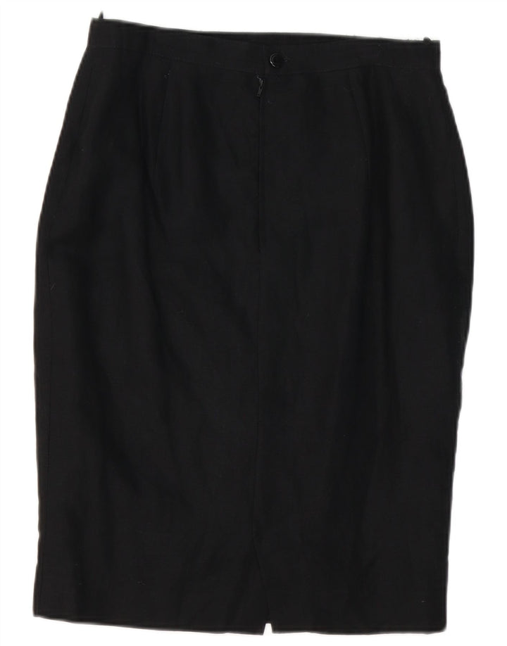 Luisa Spagnoli Dame Pencil Skirt IT 44 Medium W30 Sort