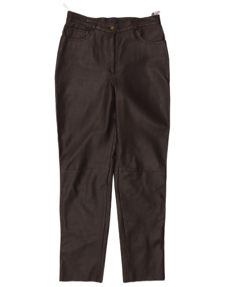 NEW FAST Womens Slim Casual Trousers IT 42 Medium W32 L31 Black