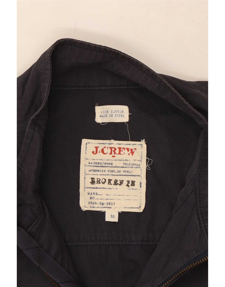 J. Crew Bomberjakke til mænd UK 38 Mellem marineblå bomuld