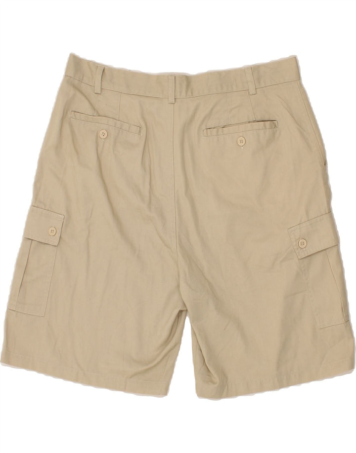 VINTAGE Mens Cargo Shorts W36 Large Beige Vintage Vintage and Second-Hand Vintage from Messina Hembry 
