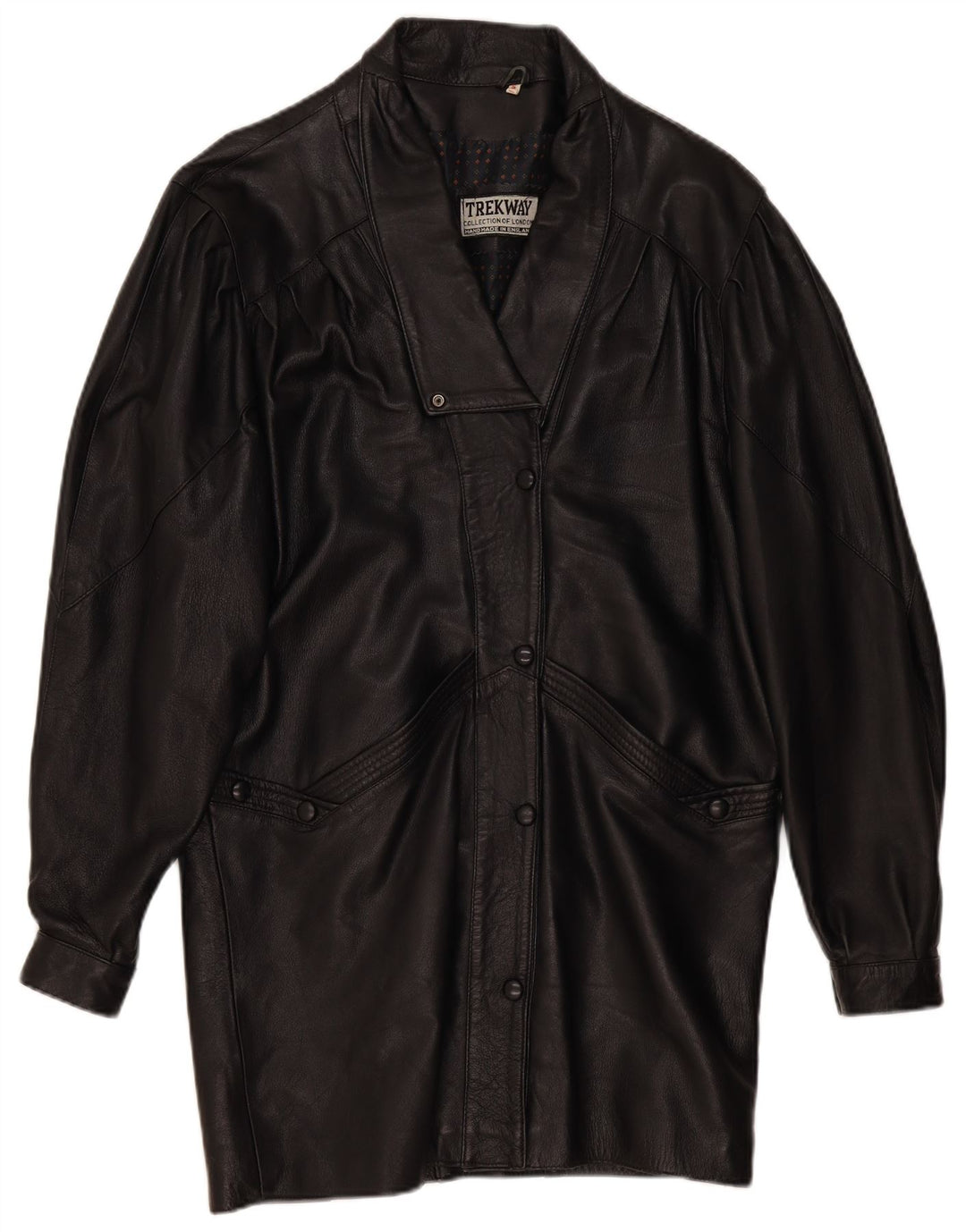 Trekway læderfrakke til kvinder UK 10 Small Black