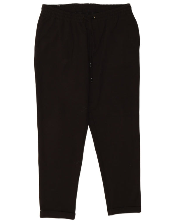 Zara Herre Slim Chino Bukser Large W32 L27 Sort Polyester