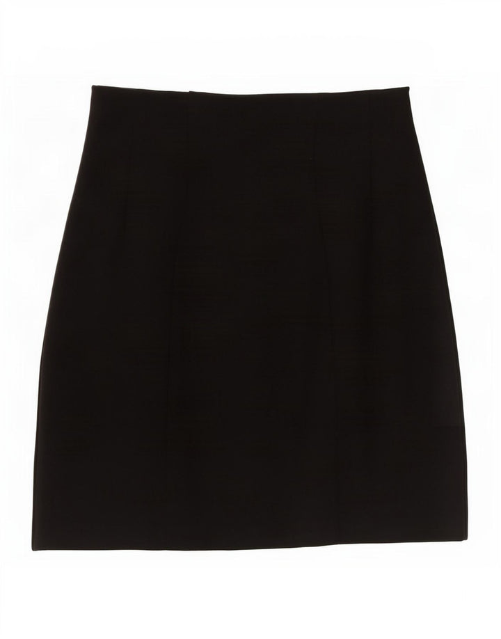 Marks & Spencer Dame Mini-nederdel UK 10 Small W27 Black Viscose
