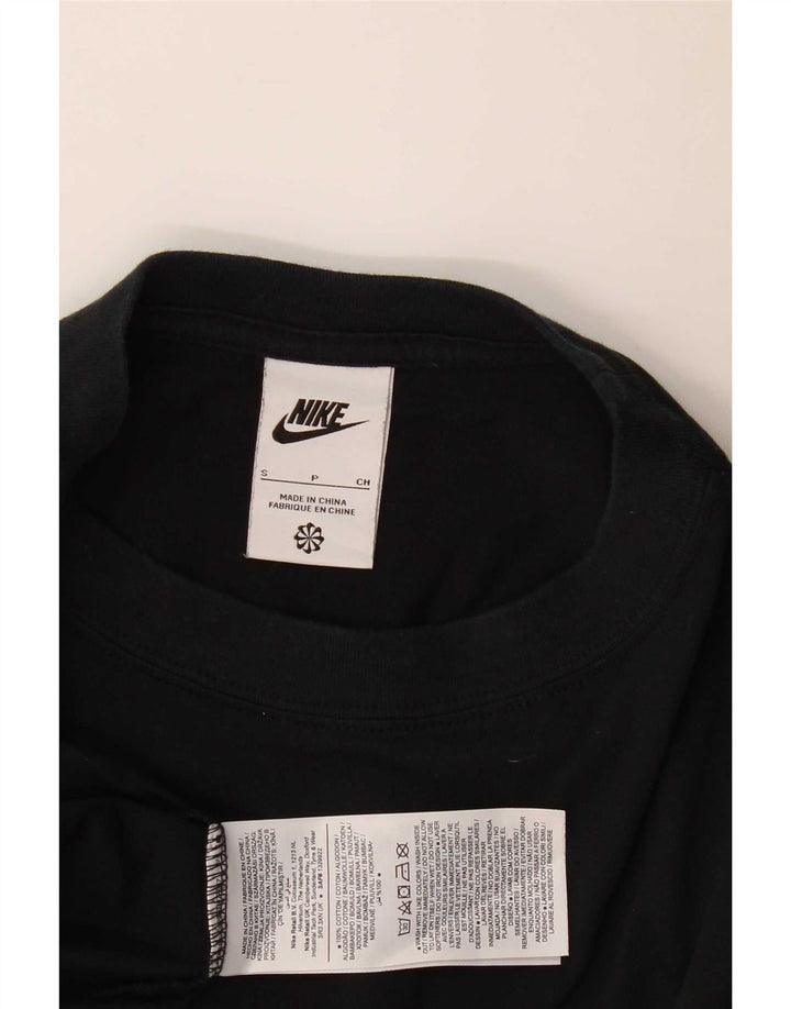 Nike T-shirt top lille sort bomuld til mænd