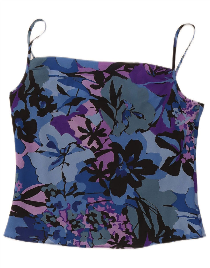 St. Bernard Dame Crop Cami Top UK 12 Medium Multicolored Floral