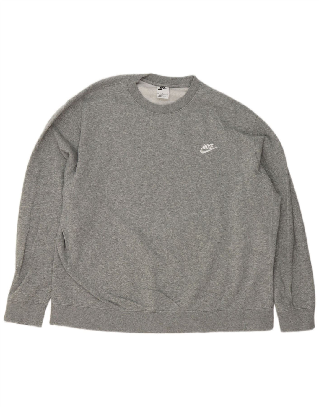 Nike Sweatshirt Jumper til mænd XL Grå bomuld