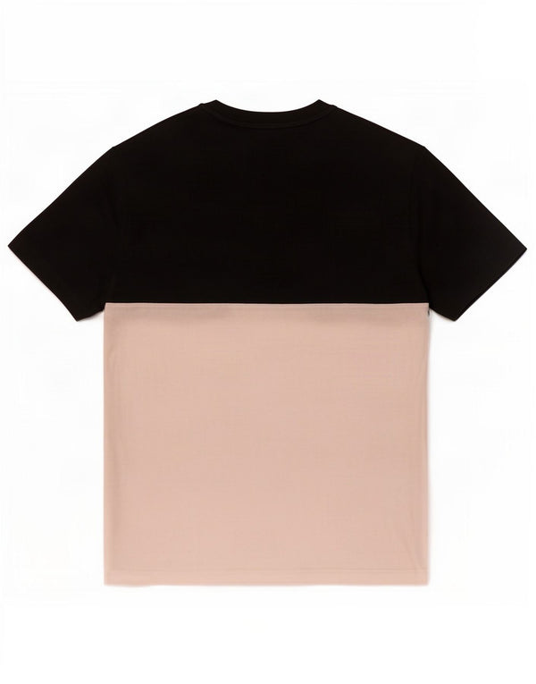 Champion Herre grafisk T-shirt Top Medium Sort Colourblock