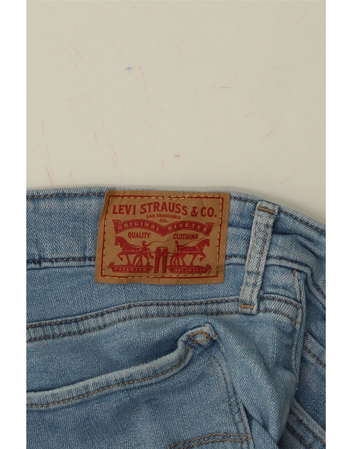 LEVI'S Womens 711 Distressed Skinny Jeans W30 L30 Blue Cotton Vintage Levi's and Second-Hand Levi's from Messina Hembry 