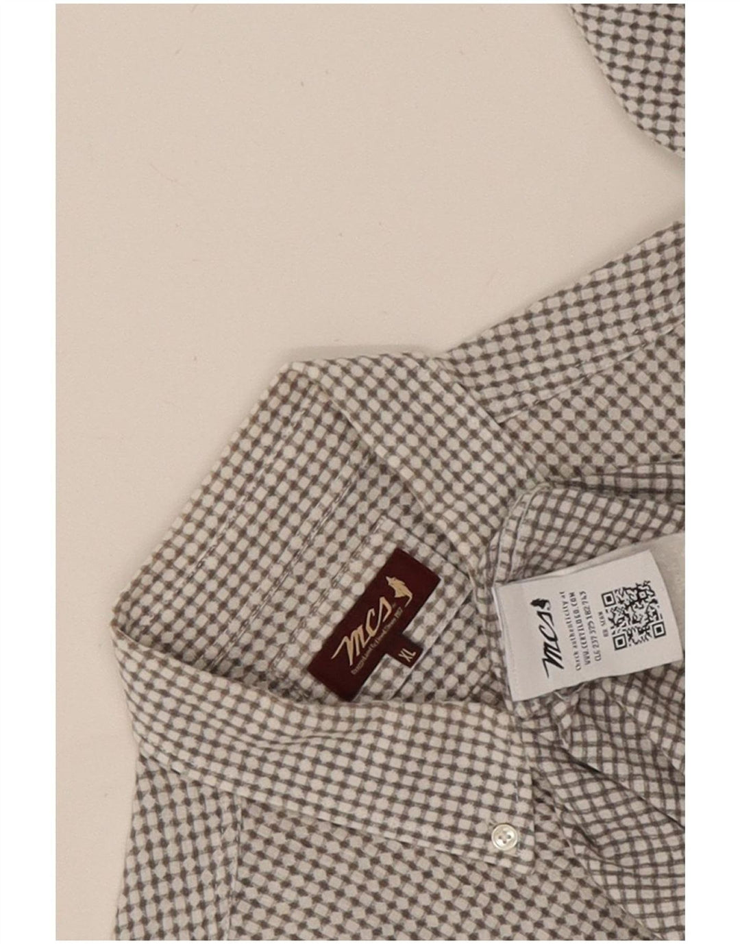 Marlboro Classics Herreskjorte XL Grå Geometrisk