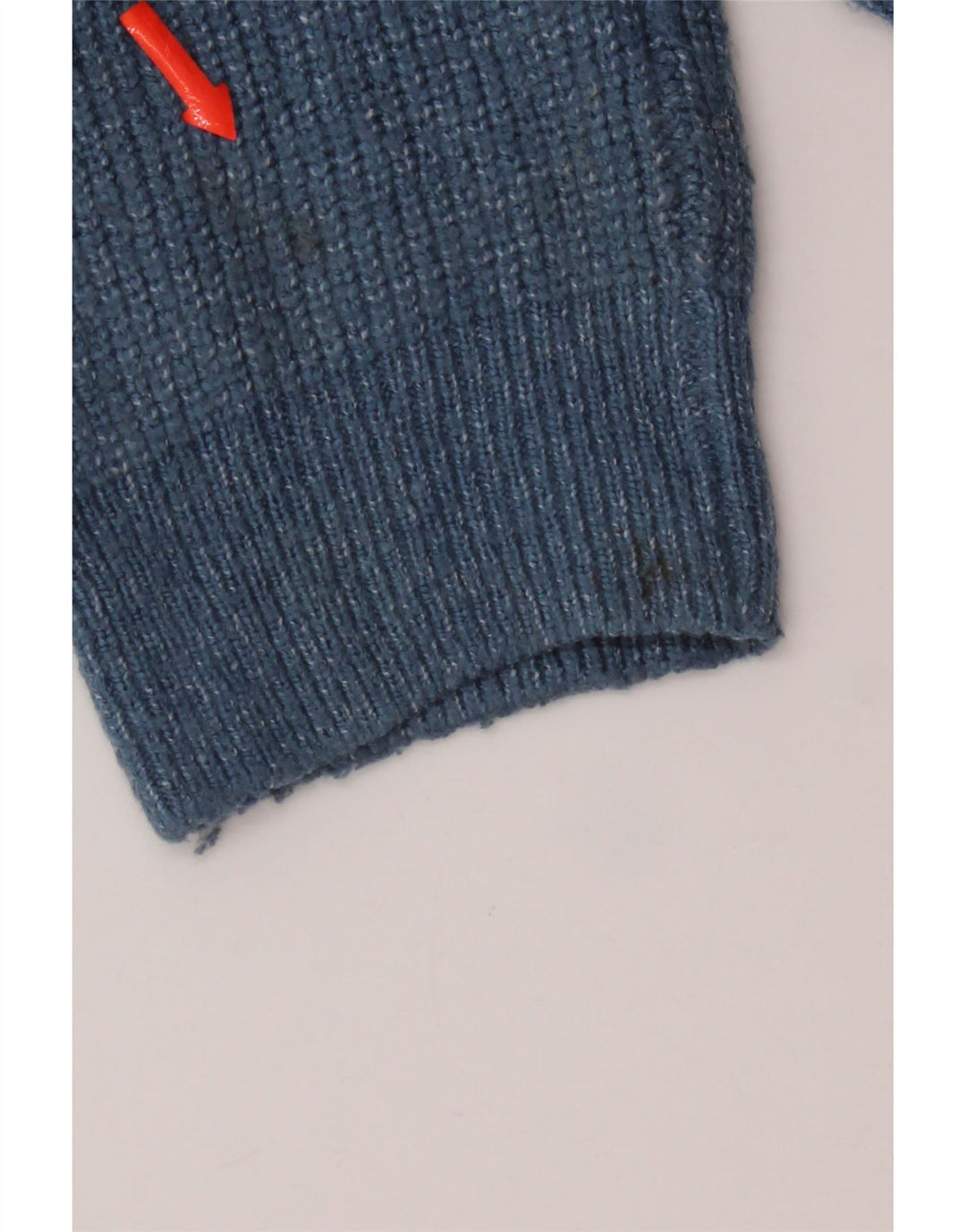 Marks & Spencer Herre sweater med rund hals 2XL blå polyamid