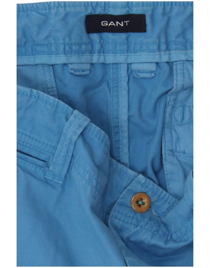 GANT Herre Soho Slanke Chinobukser med lav talje W36 L32 Blå Bomuld