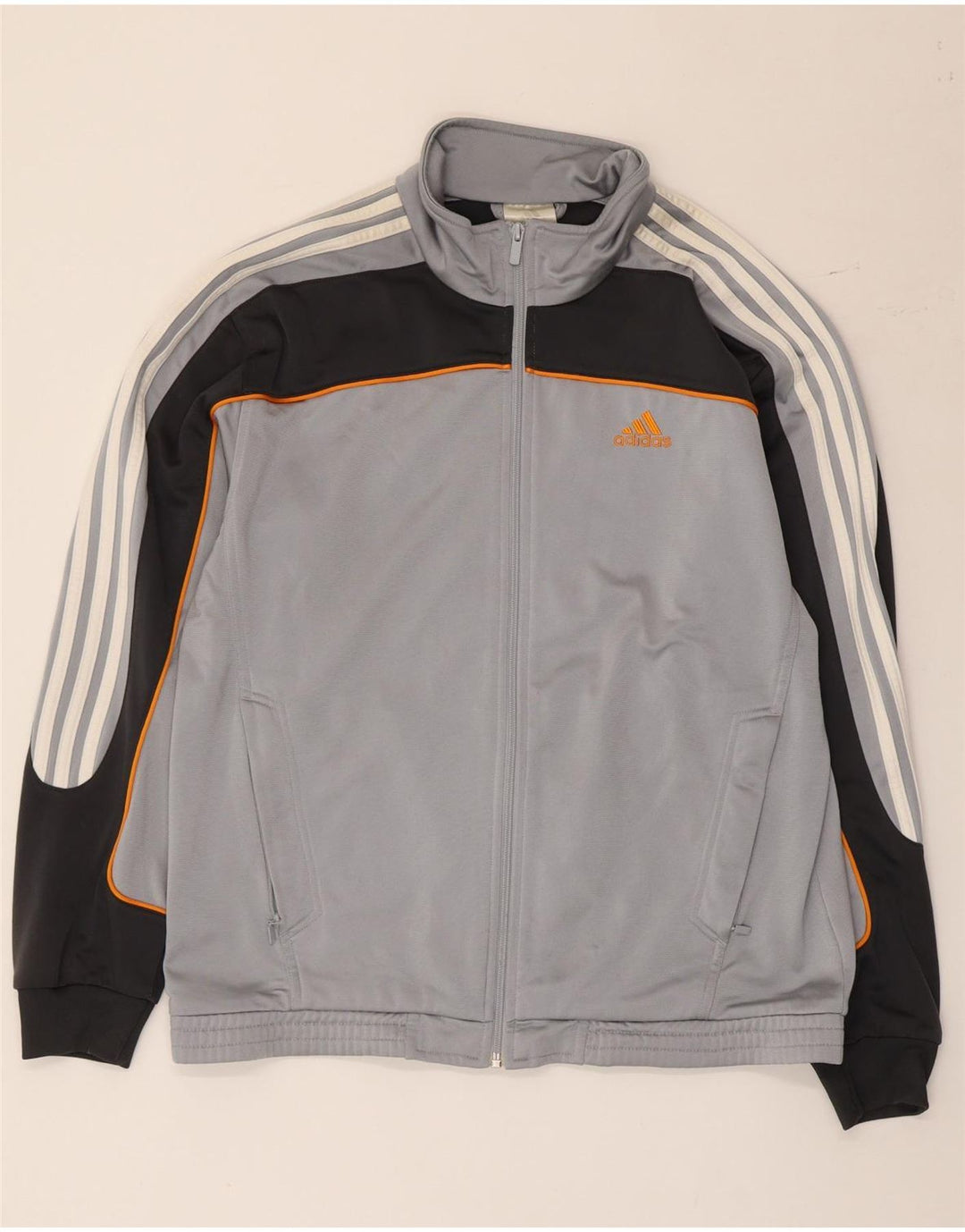 Adidas Træningsdragt til mænd Topjakke Medium Grå Colourblock Polyester