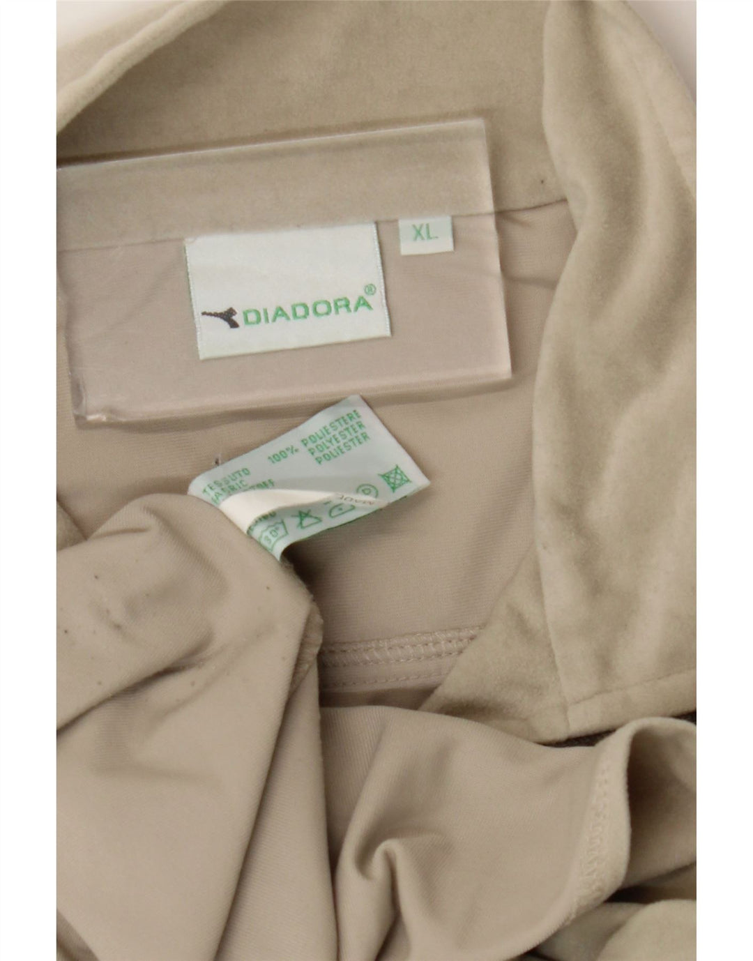 Diadora Træningsdragt til mænd Topjakke XL Beige Polyester