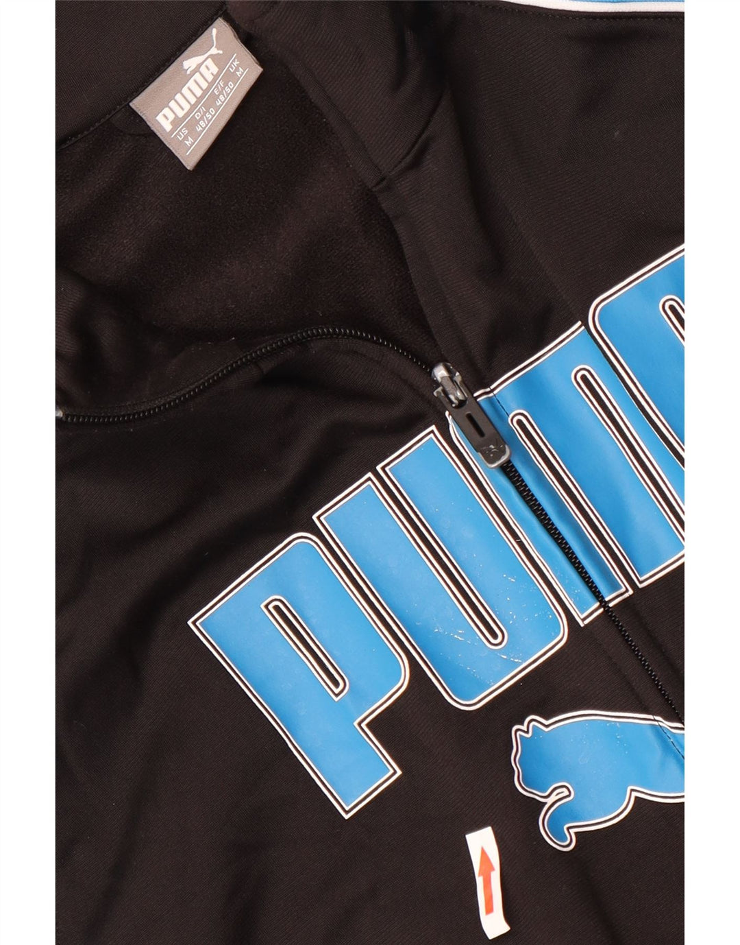 Puma Herre grafisk træningsdragt Topjakke Medium Sort Colourblock Polyester