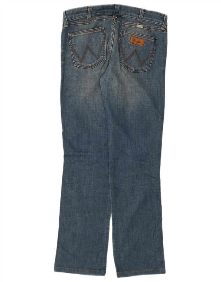 Wrangler Dame Sofia Bootcut Jeans W29 L30 Blå Bomuld