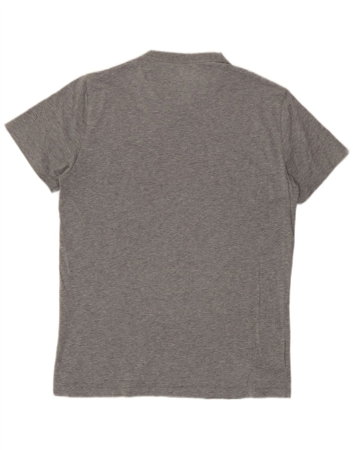 Fred Perry Herre T-Shirt Top Lille Grå Bomuld