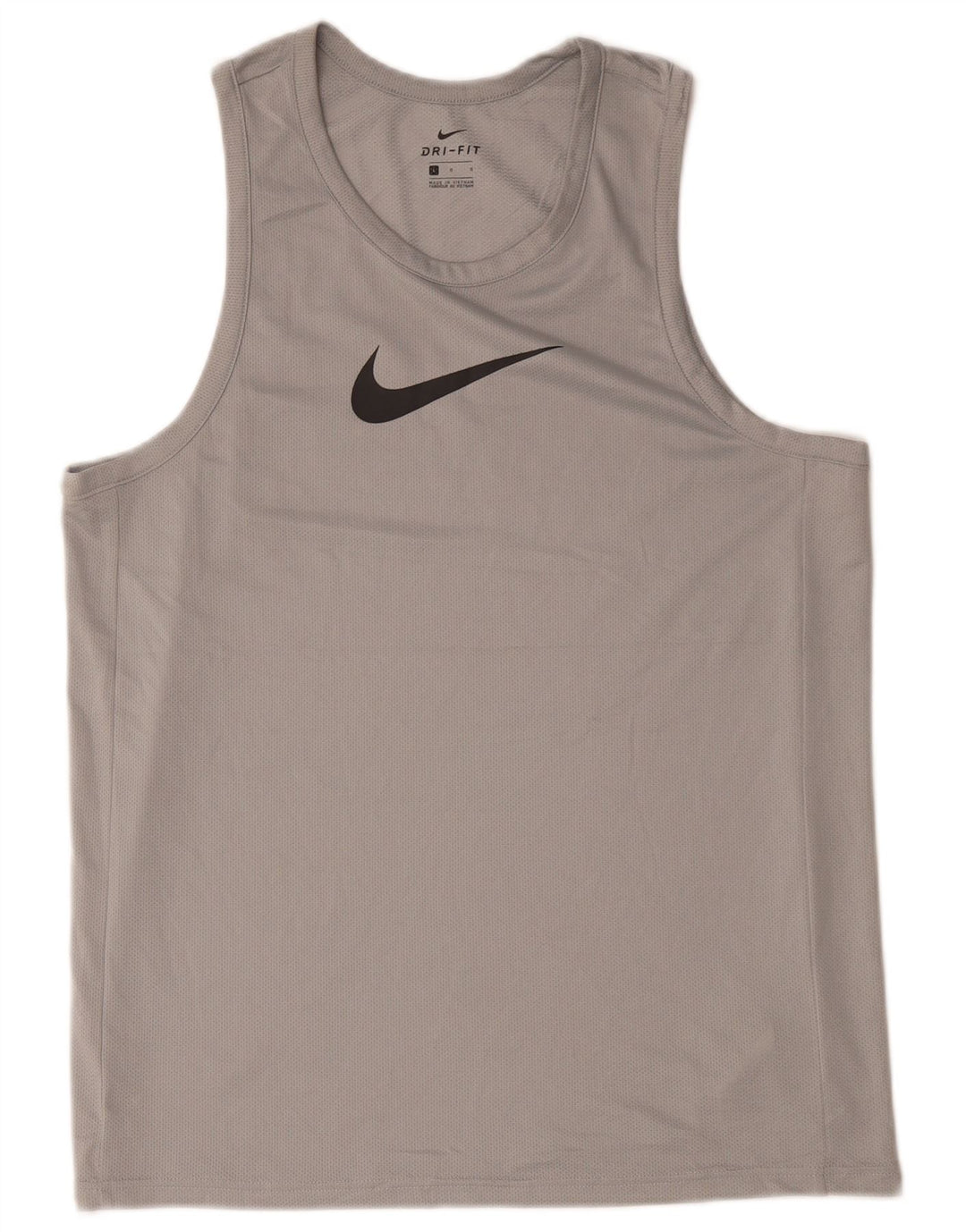 Nike Herre Dri Fit Grafisk Vest Top Stor Grå Polyester