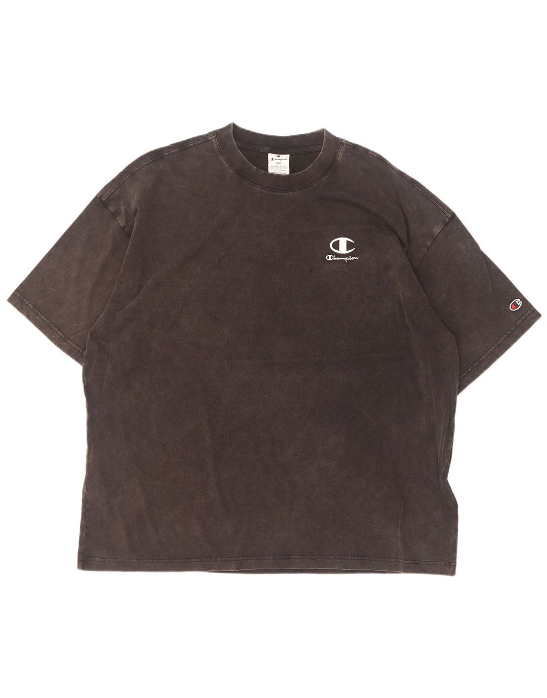 Champion Herre T-Shirt Top 2XL Sort Bomuld