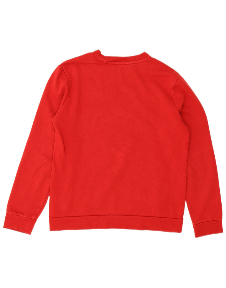 Adidas Boys Sweatshirt Jumper 13-14 år Rød Bomuld