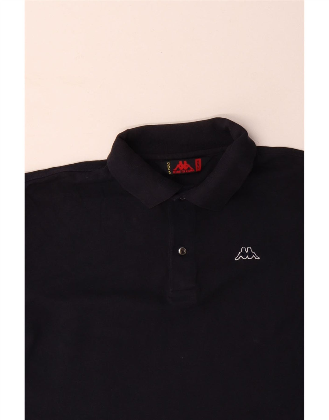 KAPPA herre poloshirt XL marineblå bomuld