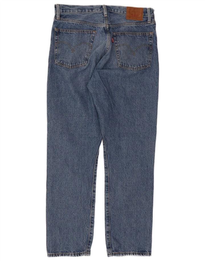 Levi's Herre 501 Straight Jeans W30 L28 Blå Bomuld