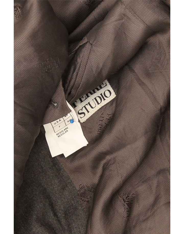 Gianfranco Ferre Herre 3-knaps blazerjakke EU 54 2XL Grå Acetat