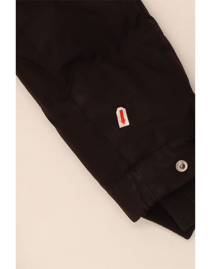 Tommy Hilfiger Dame Hætte Polstret Frakke UK 14 Medium Brun Polyester