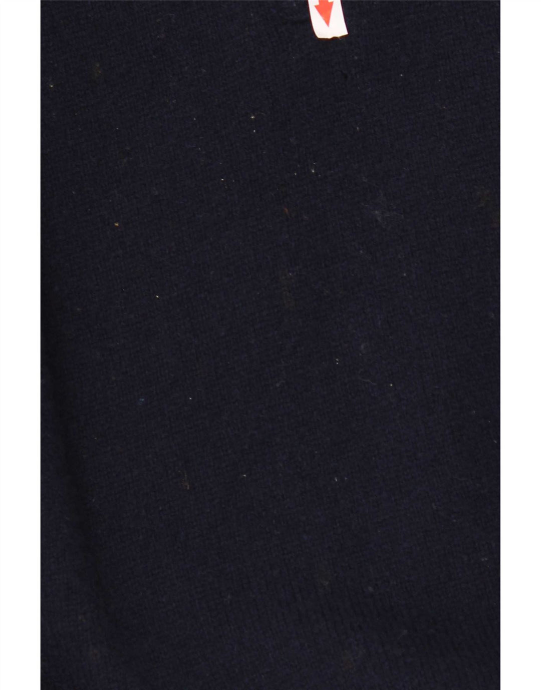 Musto Herre Zip Neck Jumper Sweater Stor Marineblå Lammeuld
