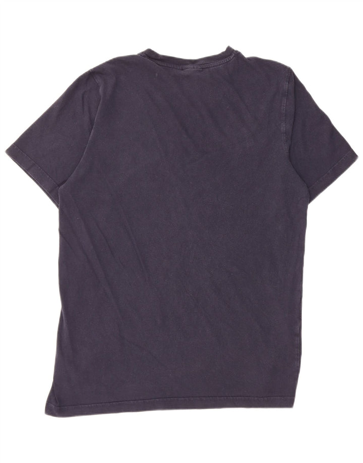Adidas herre T-shirt top mellem marineblå bomuld