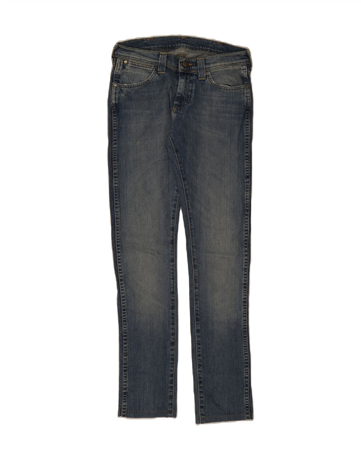WRANGLER Womens Stokes Slim Jeans W26 L30 Blue Cotton Vintage Wrangler and Second-Hand Wrangler from Messina Hembry 