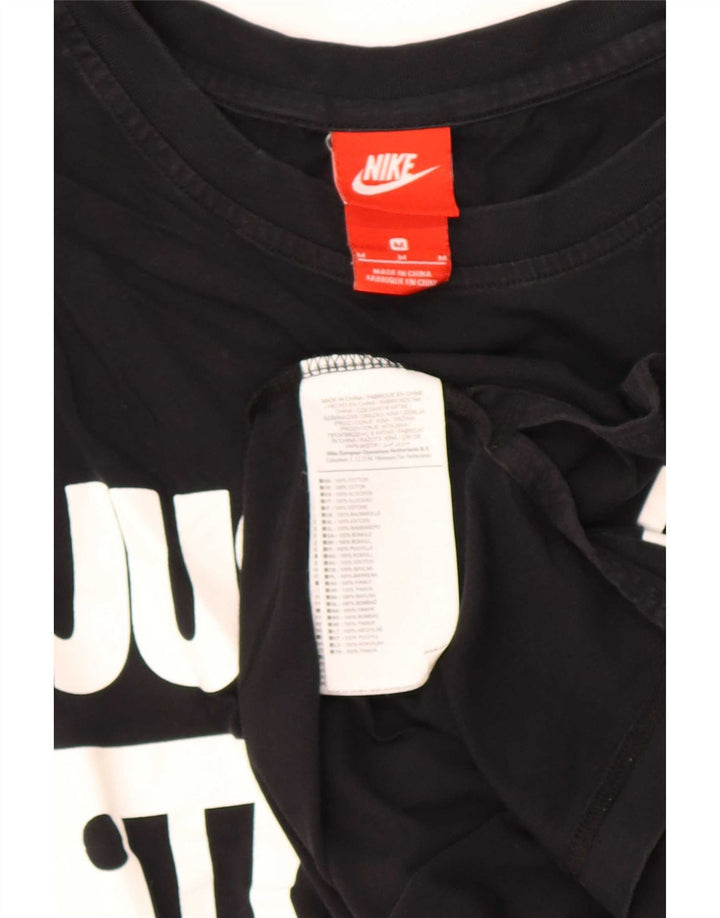 Nike Herre grafisk vest Top Medium Sort Colourblock Bomuld