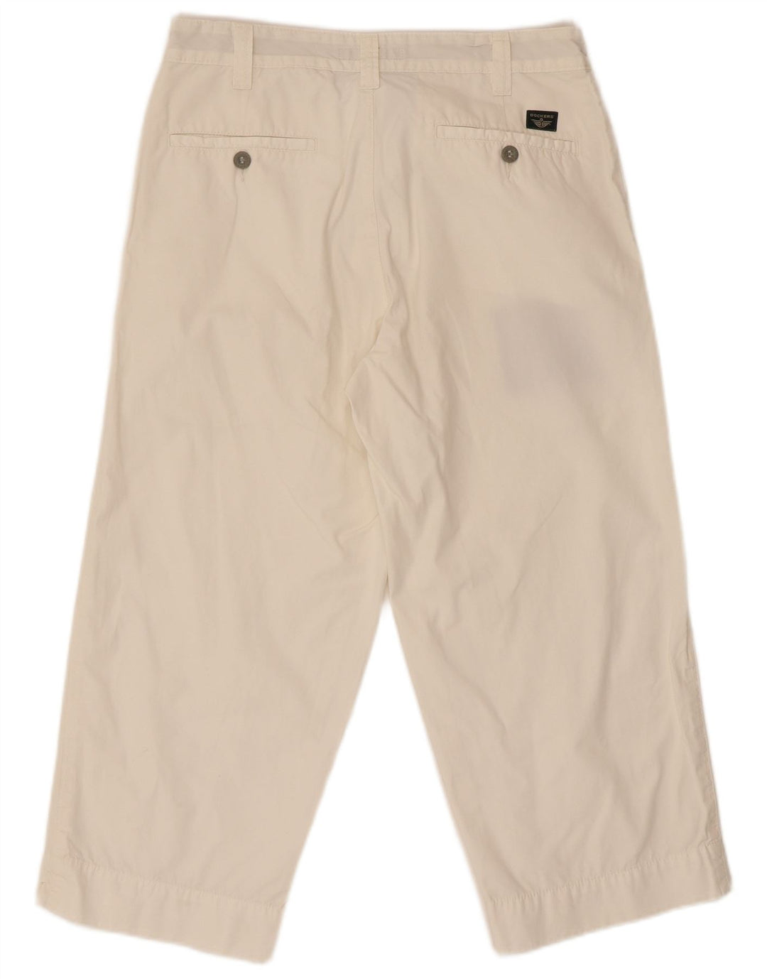 Dockers Lige Capri-bukser til kvinder W31 L22 Off White