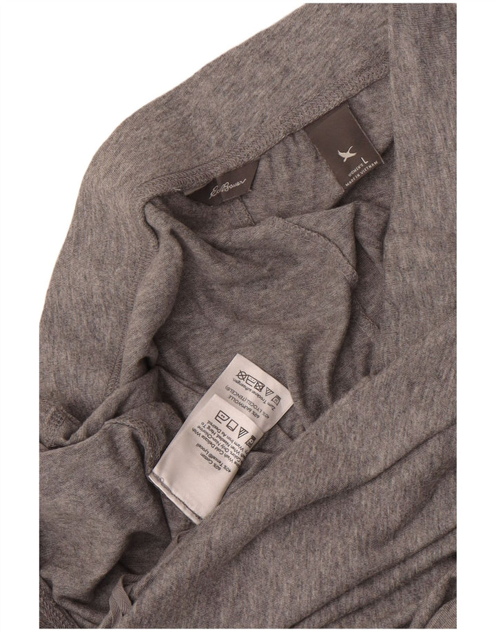 Eddie Bauer Dame Maxi Nederdel Stor W36 Grå Flecked Bomuld