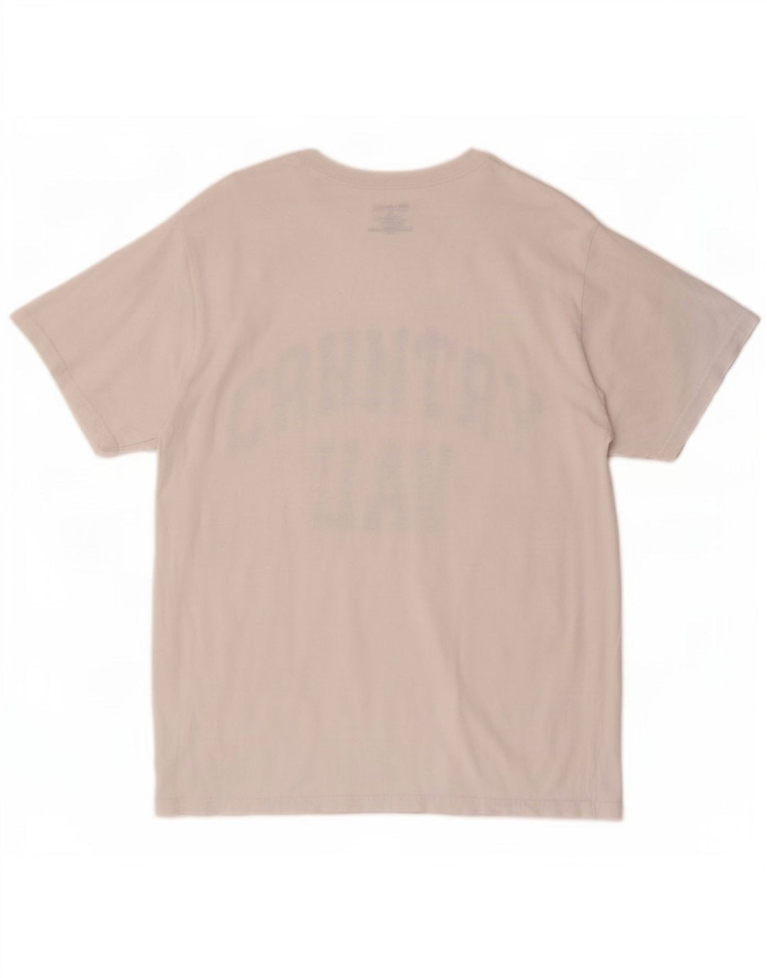 Champion Herre Grafisk T-Shirt Top Medium Hvid Bomuld