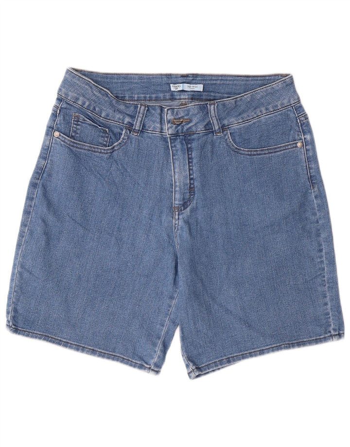 LEE Womens Riders Mid Rise denimshorts US 10 Large W30 Blue Cotton