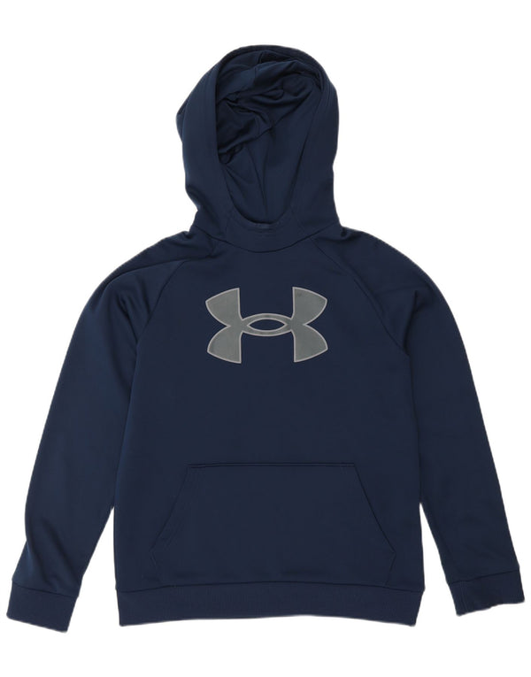 Under Armour drenge grafisk hættetrøje 11-12 år stor marineblå