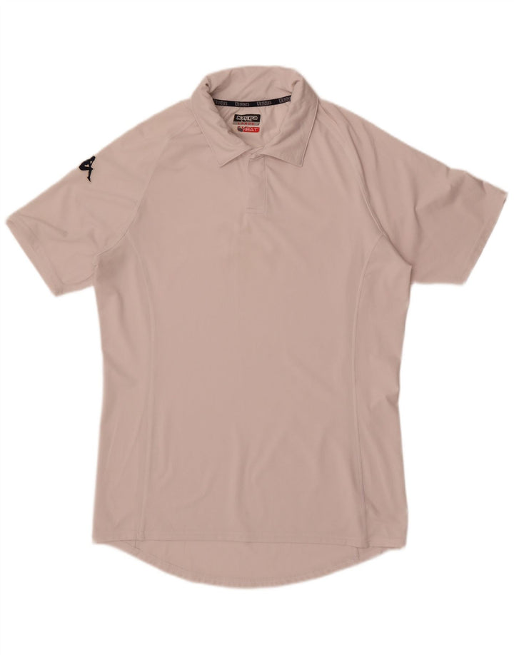 Kappa Herre Grafisk Polo Shirt Stor Hvid