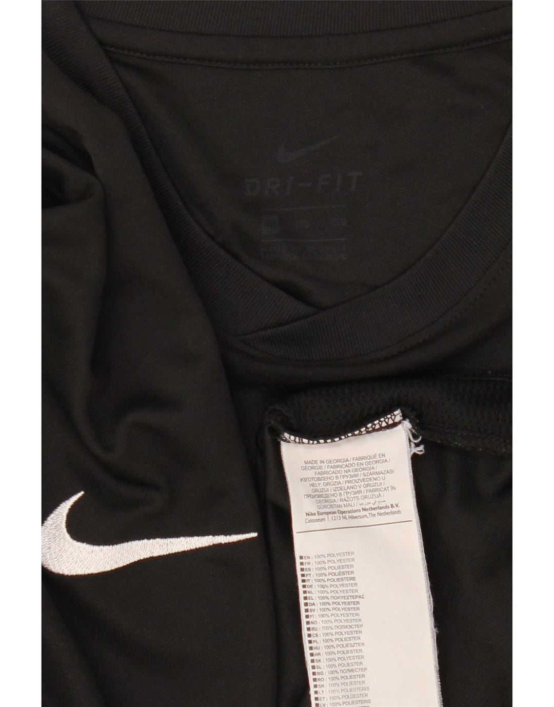 Nike herre Dri Fit T-shirt top 2XL sort polyester